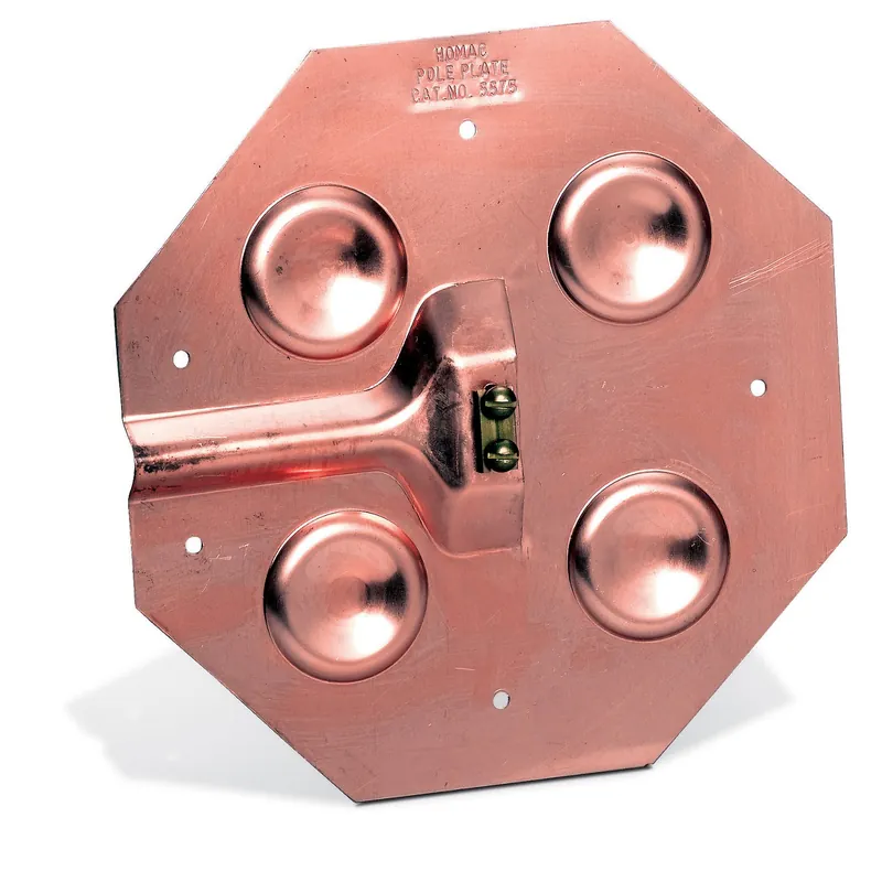 Homac 5575 POLE BUTT GROUND PLATE