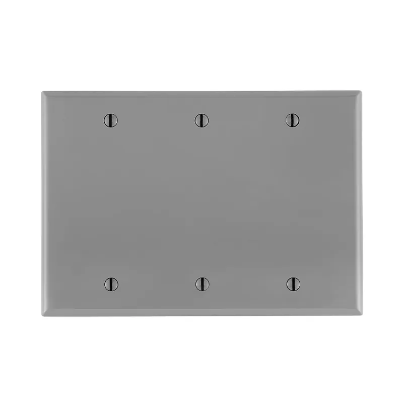 SK0518737-US20260702-105043-0 Leviton 80735-GY 3G Blank Box Mt Standard Size Thermoplastic Nylon Gray - Image 1