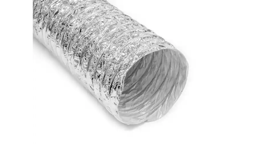 Hart & Cooley 44786 Flex Duct, 7 x 25' Aluminum Polyester Uninsulated F090