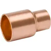 SK0518999-US20260702-105043-0 Mueller W01049 1 In. X 3/4 In. Wrot Copper Reducing Coupling - Image 1